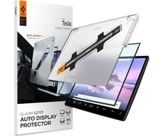 TEMPERED GLASS Spigen GLAS.TR "EZ FIT" TESLA MODEL X 2022 / MODEL S 2021 Juodas