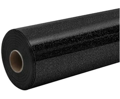 HTVRONT Glitter Heat Transfer Film, 30.5 cm x 90 cm (juodas)