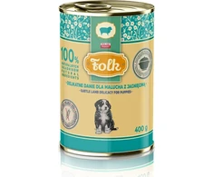 FOLK Delicate meal for puppies su ėriena mono - wet dog food - 400g