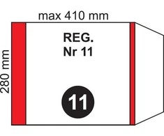 Folplast Reguliuojamas apatinis dangtis NR 11 (20vnt.)
