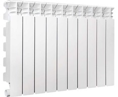 FONDITAL IT Aliuminio radiatorius EXTRATHERMSERIR SUPER B4 jungtis apačioje kairėje 500/100