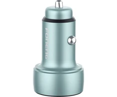 Krautuvas Foneng Automobilio įkroviklis Foneng C18 1xUSB-A ir 1xUSB-C 2.4A, 48W (pilka)