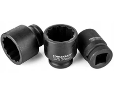 Forcekraft 3/4" įrankių rinkinys, 26 dalys (6 pusių)
