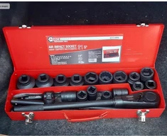 Forcekraft įrankių rinkinys 3/4" smūginių įrankių rinkinys 21 vnt. (6 pusių) (17-50 mm)