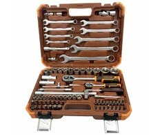 Forcekraft 82 dalių įrankių rinkinys 1/4" ir 1/2" (6 kampų) (4-32 mm)