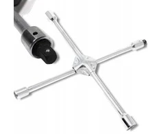 Forcekraft Kryžminis ratų raktas 17-19-21-22 mm kryžminė galvutė su 1/2 colio adapteriu