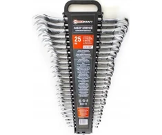Forcekraft Rinkinys plokščių dvikilpių veržliarakčių 25el. (6-32mm) Cr-V