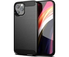 Forcell OEM dėklas, skirtas iPhone 13 PRO, anglies pluošto, juodas