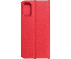Dėklas Forcell Oem LUNA Book Gold skirtas Xiaomi Redmi Note 10 5G / Poco M3 Pro / Poco M3 Pro 5G raudonas