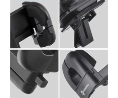 Automobilinis telefono laikiklis Forcell F-Grip Regular 27 cm priekinis stiklas / prietaisų skydelis / oro išleidimo anga, juodas