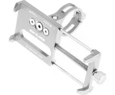 Forcell GUB bike holder for mobile phone G85 Aliuminio sidabrinis