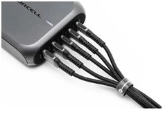 USB A į USB C laidas Forcell F-Energy QC4.0 3A 66W Cafule 3 m C256 juodas