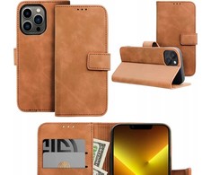 Forcell Oem TENDER Book Dėklas skirtas Samsung Galaxy A12 / M12 rudos spalvos