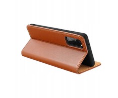 Dėklas Forcell Oem Flip case for iPhone 16e (SE 4 2025) Smart Pro Book leather ruda