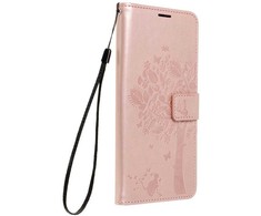 Forcell Oem MEZZO Book dėklas skirtas Samsung Galaxy A36 5G medžio rožinio aukso spalvos