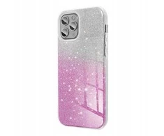 Forcell Oem SHINING Dėklas skirtas Samsung Galaxy S25 Ultra skaidrus rožinės spalvos