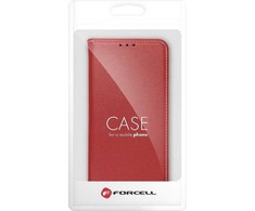Forcell Oem SMART PRO knygelės tipo telefono dėklas, skirtas „Samsung Galaxy S22 Ultra“ (S908), raudonas