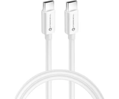 USB C į USB C laidas Forcell F-Energy QC4.0 PD 3A 60W 0,25 m C338 baltas