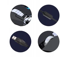 Forev pelė kompiuterinė gaminginė su laidu pilka FV-507 (37348)
