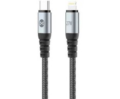 Forever Braix laidas USB-C – Lightning 1,0 m 27W juodas