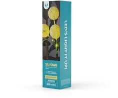 Forever SUNARI saulės lempa LED FLS-95 česnako gėlė 3000K 600mAh ličio jonų amžina šviesa