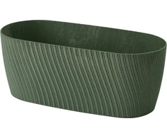 Form-Plastic Doniczka podłużna, skrzynka MIKA 4539-075, Kolor Leśny mech, Form-Plastik, Wymiary 27x12x12 cm
