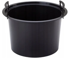 Formplastic FORM PLASTIC Gėlių vazono forma plastikinė LUCA 5600-100, plastikinė, rusvos spalvos