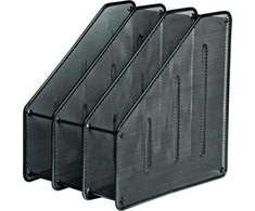 Forofis Žurnalų laikiklis FOROFIS trigubas 91330 juoda metalinis
