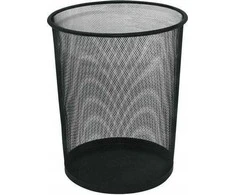 Šiukšlių dėžė FOROFIS, 16l, metalinė, juodos sp.