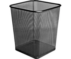 Forofis Šiukšlių dėžė FOROFIS 91328 juodo metalo tinklelio šiukšlių dėžė