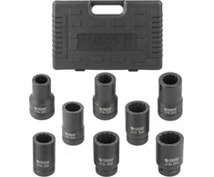 Forsage 1" gilaus smūgio lizdų rinkinys, 8 vnt (12 taškų) (22-41 mm)