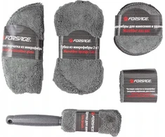 Forsage Microfiber automobilių plovimo priedų rinkinys 9 vnt.