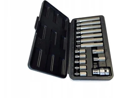 Forsage TORX antgalių rinkinys 15 vnt. El T20-T55 (ilgis: 30/75 mm)