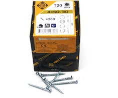 Forte Tools Forte medžio drožlių plokštė SCR T20 4.0X50/30 Baltas ZN(200