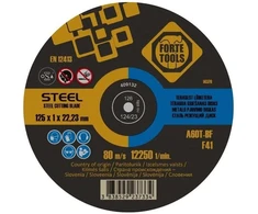 Forte_Tools Metalo pjovimo diskas FORTE TOOLS, 125X1,0X22 mm