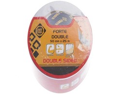 Forte Tools Dvipusė lipni juosta „Forte“, 25 m x 50 mm