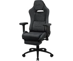 Žaidimų Kėdė - Aerocool Royal AeroSuede Paminkštinta Sėdynė Pilka