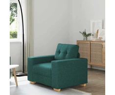 Sofa-kėdė, tamsiai žalia, 100x78x80cm, audinys