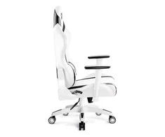 Diablo Chairs Žaidimų kėdė Diablo X-Horn 2.0 Gaming Chair King Size, Balta-juoda