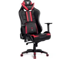 Diablo Chairs Diablo X-Ray 2.0 King Size Juodas-Raudona ergonominė kėdė