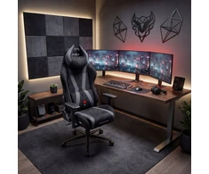 Fotel Diablo Chairs Žaidimų kėdė materiałowy juoda Diablo X-Horn 2.0 Burned Juodas Normal