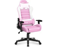 Žaidimų kėdė vaikams Huzaro Ranger 6.0, Baltos/Rožinės spalvos