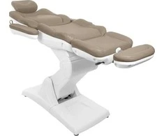 Activeshop Kosmetologinis krėslas AZZURRO 870 ELECTRIC 3 MOTOR Cappuccino