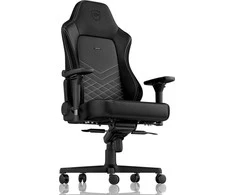 Žaidimų kėdė Noblechairs HERO PU-Leather Gaming Chair, Juoda-balta