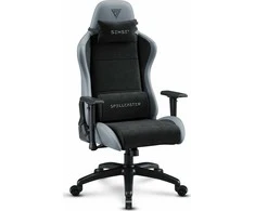 Žaidimų kėdė SENSE7 Spellcaster FUKU PU, Dydis: XL, juodos/pilkos spalvos