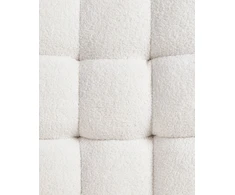 Fotelis Beliani Fotel ALVESTA boucle baltas