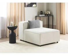 Sofa Beliani 1-vietis modulis ARDAL, kreminė balta, velvetas