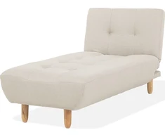 Sofa Beliani Šezlongas ALSTEN, smėlio spalvos