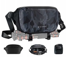 Fotoaparato krepšys-lagaminas-dėklas telefonui su kamera K&amp;f 10l / Urban Camo / Kf13.157v4