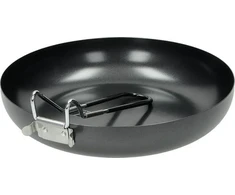 Keptuvė su sulankstoma rankena Fox Outdoor, 24x4.7cm, juoda